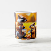Mug "Nutty Delight : Squirrel tea take Print Mug" (Centre)