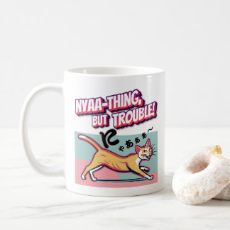 Mug "Nyaaa-thing but Trouble" - Mischievous Calico Cat