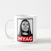 Mug NYAG Letitia James (Gauche)