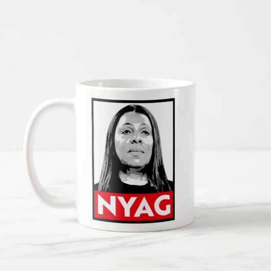 Mug NYAG Letitia James (Gauche)