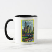 Mug NYC Central Park Vue des hôtels de 5th Ave (Gauche)