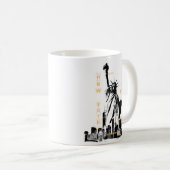 Mug Nyc Liberty Statue New York Manhattan Custom Best (Devant droit)