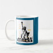 Mug Nyc New York Brooklyn Bridge Liberty Statue Mens _ (Gauche)