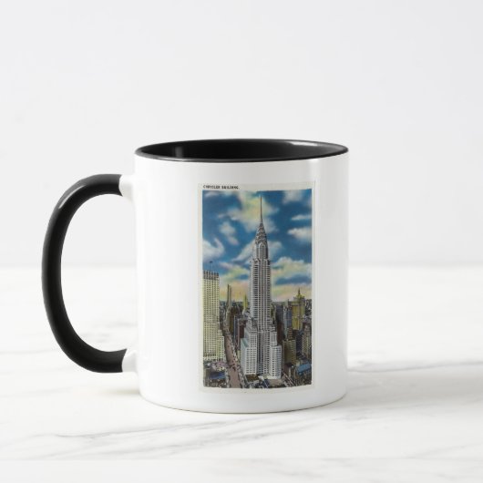 Mug NYC, New YorkVue extérieure du Chrysler (Gauche)