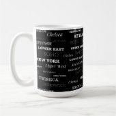Mug NYC noir et blanc New York (Gauche)