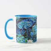Mug Nymphéas bleus par Monet (Gauche)