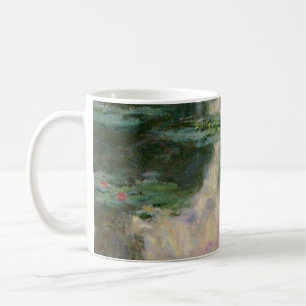 Mug Nymphéas dans un étang vert rose par Claude Monet