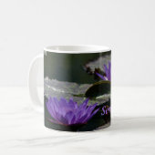 Mug Nymphéas Lotus Bleu Violet (Devant gauche)