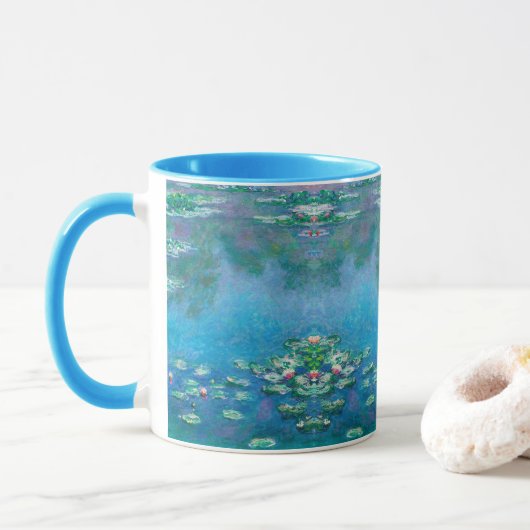 Mug Nymphes, Claude Monet (Avec donut)