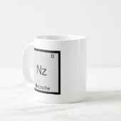 Mug Nz - Nietzsche Funny Element Chimie Symbole Tee (Devant gauche)