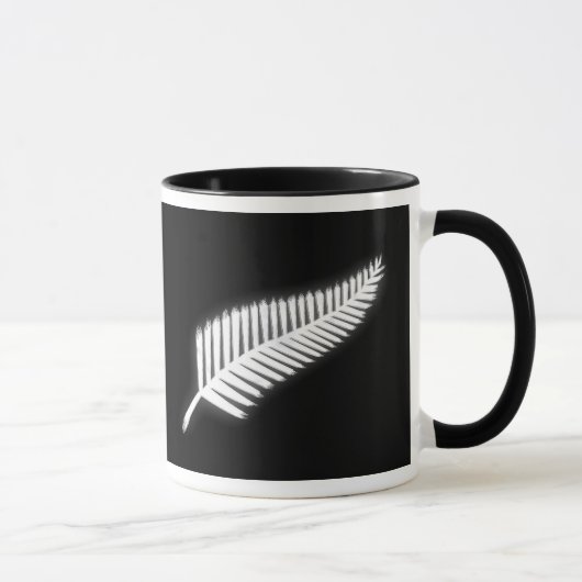 Mug NZ Silver Fern Emblem National Emblem Cadeau Patri (Droite)