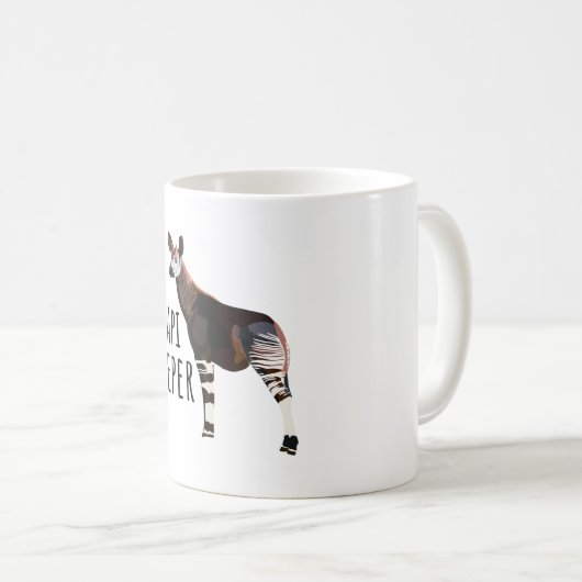 Mug O est pour Okapi Keeper (Devant droit)