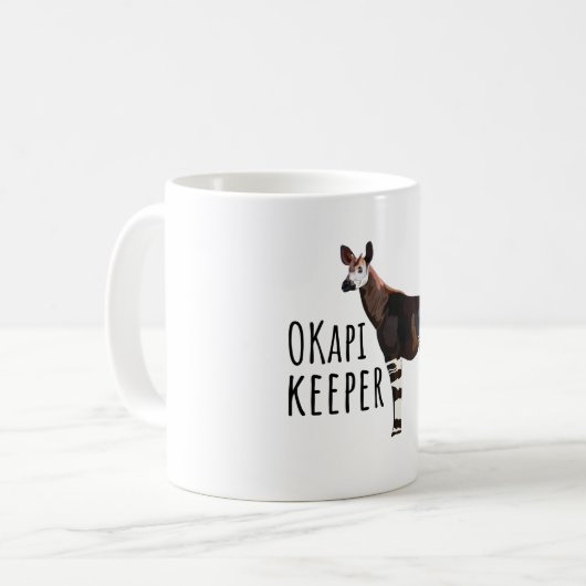 Mug O est pour Okapi Keeper (Devant gauche)