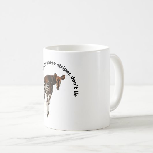 Mug O est pour Okapi Keeper (Devant droit)