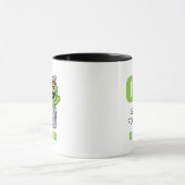 Mug O est pour Oscar le Fou | Ajoutez Votre Nom (Centre)