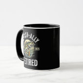 Mug O-Fish-Ally Retraité Pêcheur 2026 Pêche (Devant gauche)