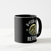 Mug O-Fish-Ally Retraité Pêcheur 2026 Pêche (Devant droit)