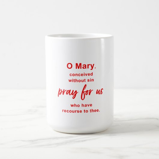Mug Ô Marie prière (Centre)