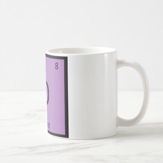 Mug O - Ocicat Chimie Tableau Périodique Élément (Droite)