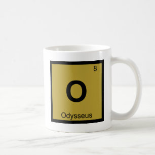 Mug O - Symbole du tableau périodique de chimie d'Ulys