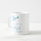 Mug O Venez Tous Votre Fidèle Colombe De Noël Religieu (Devant gauche)