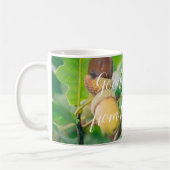 Mug Oak branches with acorns (Gauche)