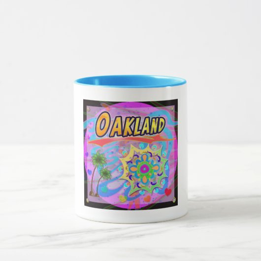 Mug Oakland Véritable Progrès Musique (Centre)