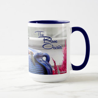 Mug Oasis bleu #001