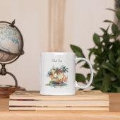 Mug Oasis de coucher de soleil, coutume