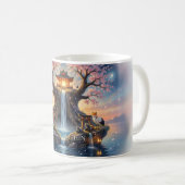 Mug Oasis de Floraison de Cerisier de Paix Intérie (Devant droit)