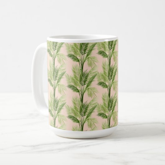 Mug Oasis intérieure | Motif Palm Tree (Devant gauche)