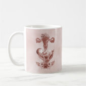 Mug Ob/Gyn Midwoman Florale Enfance Cervix Ovaires (Gauche)