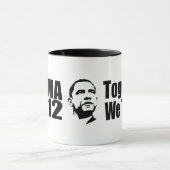 Mug OBAMA 2012 - choisir style et couleur (Centre)