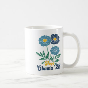 Mug Obama 2028 espère la florale pour le président _1