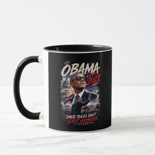 Mug Obama 2028 Puisque les règles n'existent plus (Gauche)