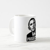 Mug Obama est progrès (Devant gauche)
