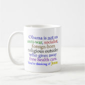 Mug Obama et Jésus (Gauche)