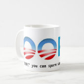 Mug Obama OH LÀ LÀ ! !  J'ESPÈRE que vous pouvez (Devant gauche)