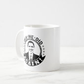 Mug Obama Oui, encore V1 BW (Devant gauche)