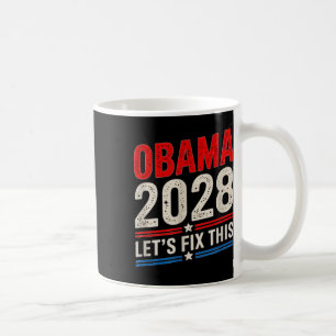 Mug Obama Patriotique Vintage rétrograde 2028 Prote po
