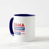 Mug Obama pour le président 2028 redonne aux Etats-Uni (Devant gauche)