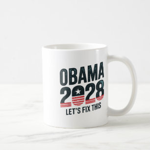 Mug Obama Pour Les Élections De Rassemblement Politiqu
