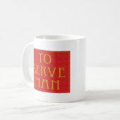 Mug Obama pour servir l'homme (Devant gauche)