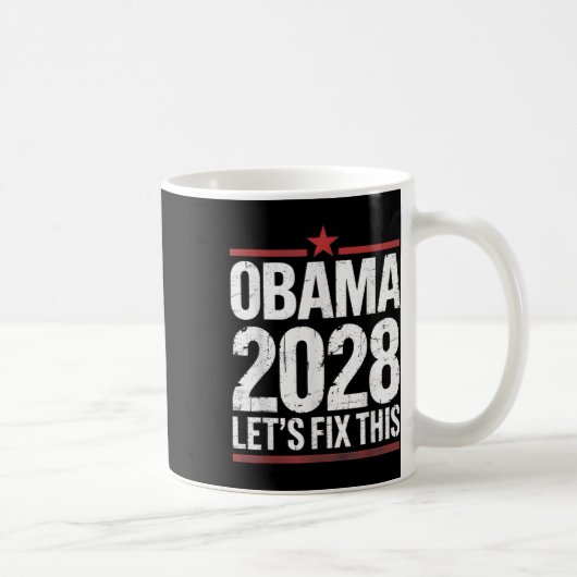 Mug Obama Président Vintage 2028 Obama 5 (Droite)