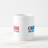 Mug Obamacare - vous ne pouvez pas traiter stupide (Centre)