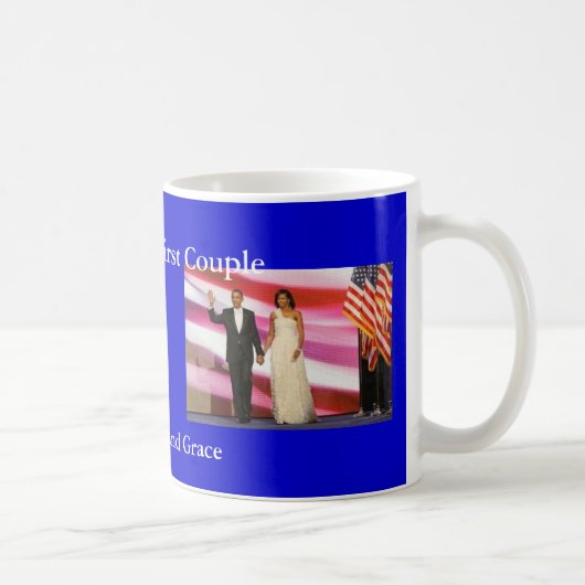 Mug Obamas dans la classe et la grâce vraies (Droite)