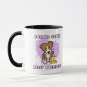 Mug Obéissance Brown de rassemblement de Kawaii border (Gauche)