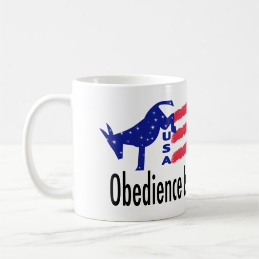 Mug Obéissance Patriotisme (Gauche)