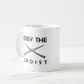 Mug Obéissez le hautbois (Devant gauche)