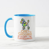 Mug Obey Le Groomer Rainbow Poodle (Gauche)